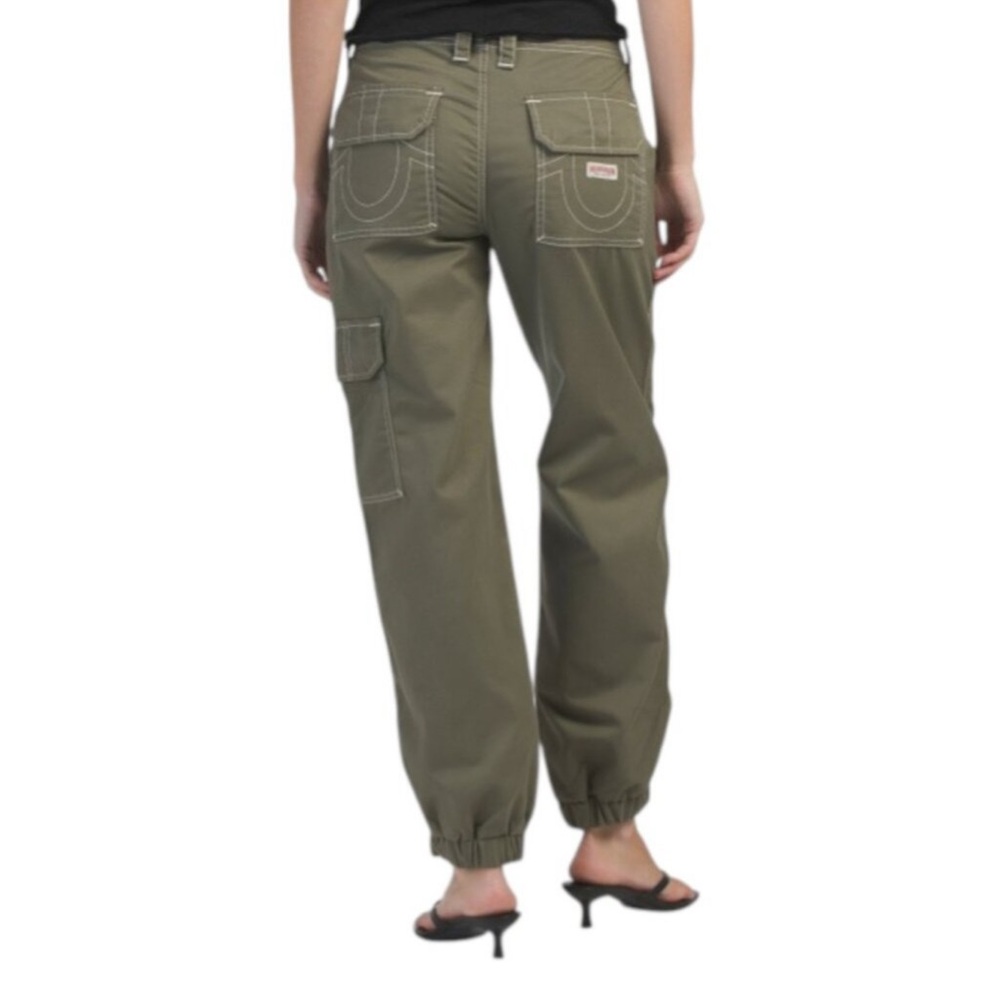 True Religion BOBBI BAGGY CARGO JOGGER- Bramd New With Tags —-cutest joggers - Picture 2 of 10